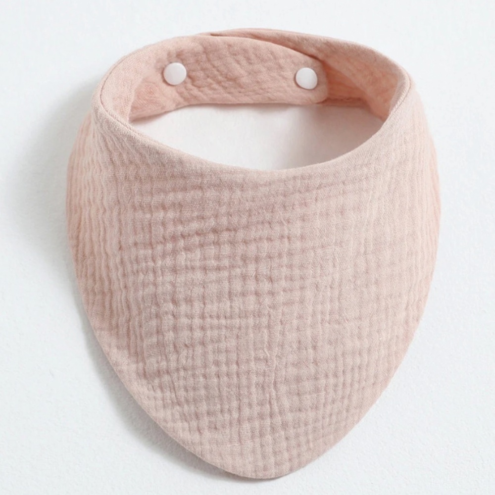 Bib / Bandana Bib / Drool Bib / Organic Cotton / Muslin / Double Gauze